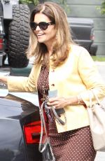 MARIA SHRIVER Out for Breakfast at New York Bagels in Brentwood 05/06/2016
