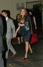 MARIAH CAREY Leaves Mastros Steakhouse in Los Angeles 05/29/2016