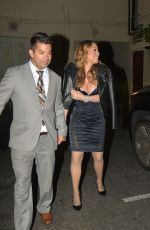 MARIAH CAREY Leaves Mastros Steakhouse in Los Angeles 05/29/2016