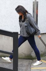 MARTINE MCCUTCHEON Arrives at ITV Studios in London 05/12/2016
