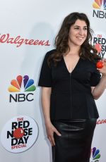 MAYIM BIALIK - at Red Nose Day Special on NBC in Universal City 05/26/2016