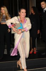 MEG MATTHEWS Leaves Fat Tony Photocall and Party in London 05/12/2016