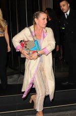 MEG MATTHEWS Leaves Fat Tony Photocall and Party in London 05/12/2016