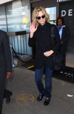 MEG RYAN at Los Angeles International Airport 05/01/2016