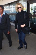 MEG RYAN at Los Angeles International Airport 05/01/2016