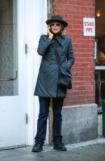 MEG RYAN Out and About in New York 04/30/2016