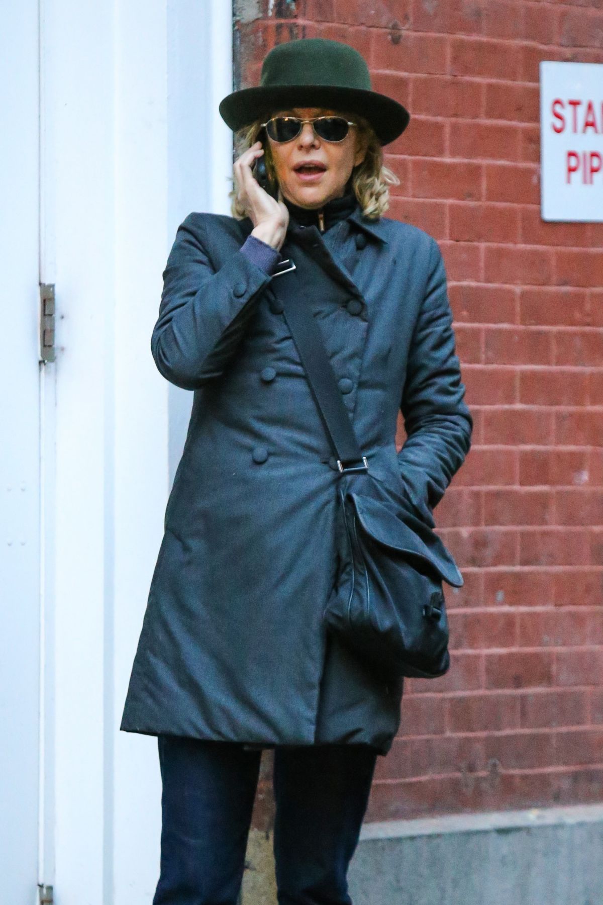 MEG RYAN Out and About in New York 04/30/2016 – HawtCelebs