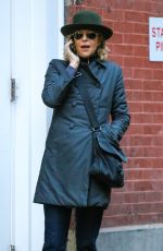 MEG RYAN Out and About in New York 04/30/2016