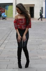 MEGAN MCKENNA Out and About in London, April 2016