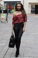 MEGAN MCKENNA Out and About in London, April 2016