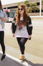 MEGHAN TRAINOR at LAX Airport in Los Angeles 05/25/2016