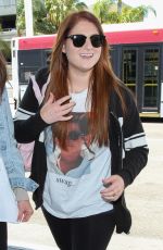 MEGHAN TRAINOR at LAX Airport in Los Angeles 05/25/2016