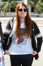 MEGHAN TRAINOR at LAX Airport in Los Angeles 05/25/2016