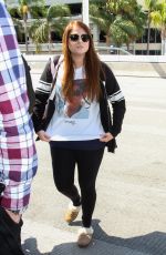 MEGHAN TRAINOR at LAX Airport in Los Angeles 05/25/2016