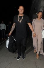 MELANIE BROWN at Novikov Restaurant in London 05/12/2016