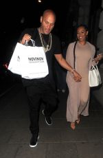 MELANIE BROWN at Novikov Restaurant in London 05/12/2016