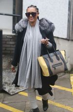 MELANIE BROWN Leaves ITV Studios in London 05/11/2016