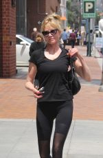 MELANIE GRIFFITH in Tights Out in Beverly Hills 05/23/2016