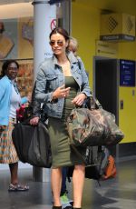 MELANIE SYKES at Piccadilly Train Station in Manchester 05/06/2016