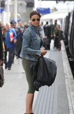 MELANIE SYKES at Piccadilly Train Station in Manchester 05/06/2016
