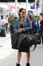 MELANIE SYKES at Piccadilly Train Station in Manchester 05/06/2016
