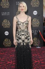 MIA WASIKOWSKA at Alice Through the Looking Glass Premiere in Hollywood 05/23/2016