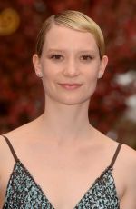 MIA WASIKOWSKA at Alice Through the Looking Glass Premiere in London 05/10/2016