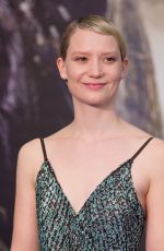 MIA WASIKOWSKA at Alice Through the Looking Glass Premiere in London 05/10/2016