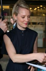 MIA WASIKOWSKA at BBC Studio in London 05/10/2016