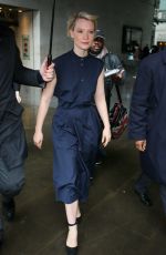 MIA WASIKOWSKA at BBC Studio in London 05/10/2016