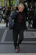 MIA WASIKOWSKA Leaves Her Hotel in New York 05/01/2016