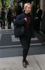 MIA WASIKOWSKA Leaves Her Hotel in New York 05/01/2016