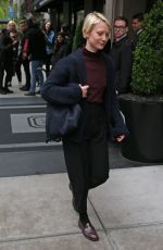 MIA WASIKOWSKA Leaves Her Hotel in New York 05/01/2016