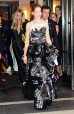 MICHELLE MONAGHAN Leaves Mark Hotel in New York 05/02/2016