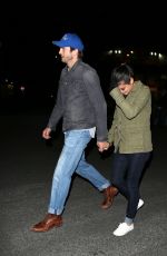 MILA KUNIS and Ashton Kutcher Arrives at Rose Bowl in Pasadena 05/14/2016
