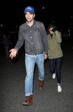 MILA KUNIS and Ashton Kutcher Arrives at Rose Bowl in Pasadena 05/14/2016