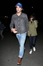 MILA KUNIS and Ashton Kutcher Arrives at Rose Bowl in Pasadena 05/14/2016