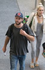 MILEY CYRUS at Airport in Brisbane 05/01/2016