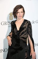 MILLA JOVOVICH at De Grisogono Party at Cannes Film Festival 05/17/2016