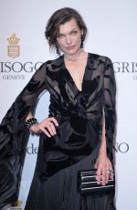 MILLA JOVOVICH at De Grisogono Party at Cannes Film Festival 05/17/2016