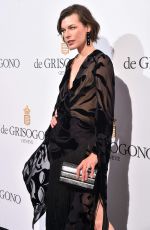 MILLA JOVOVICH at De Grisogono Party at Cannes Film Festival 05/17/2016