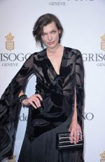 MILLA JOVOVICH at De Grisogono Party at Cannes Film Festival 05/17/2016