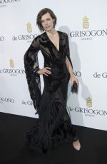 MILLA JOVOVICH at De Grisogono Party at Cannes Film Festival 05/17/2016