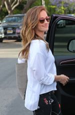 MINKA KELLY at Marie Nails Salon in West Hollywood 05/06/2016