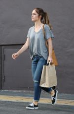 MINKA KELLY Leaves Rite Aid in West Hollywood 04/30/2016