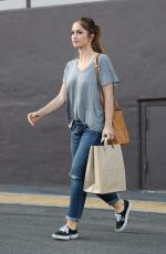 MINKA KELLY Leaves Rite Aid in West Hollywood 04/30/2016