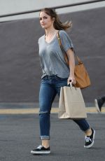 MINKA KELLY Leaves Rite Aid in West Hollywood 04/30/2016