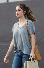 MINKA KELLY Leaves Rite Aid in West Hollywood 04/30/2016