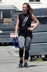 MINKA KELLY Out Exercising in Beverly Hills 05/26/2016
