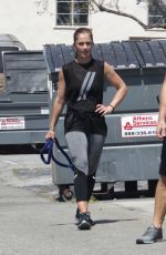 MINKA KELLY Out Exercising in Beverly Hills 05/26/2016